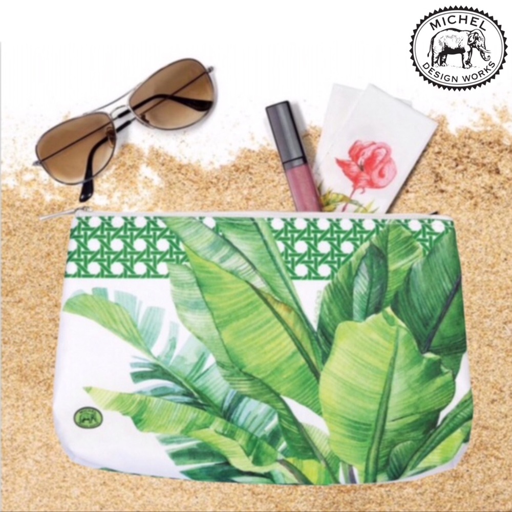 Michel Design Works Palm Breeze Cosmetic Bag